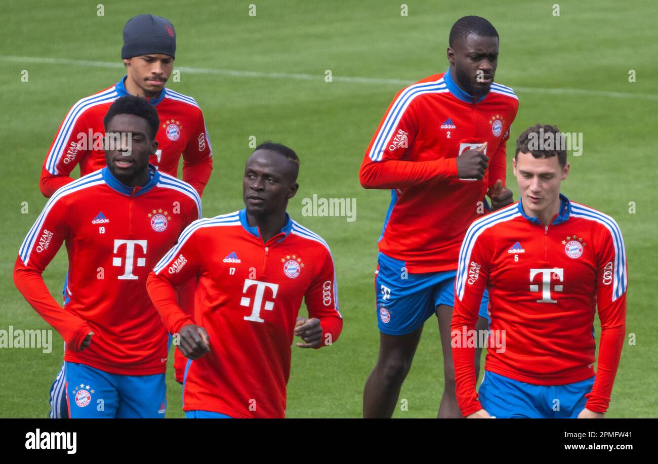 München, Deutschland. 13. April 2023. Fußball: Bundesliga, FC Bayern ...