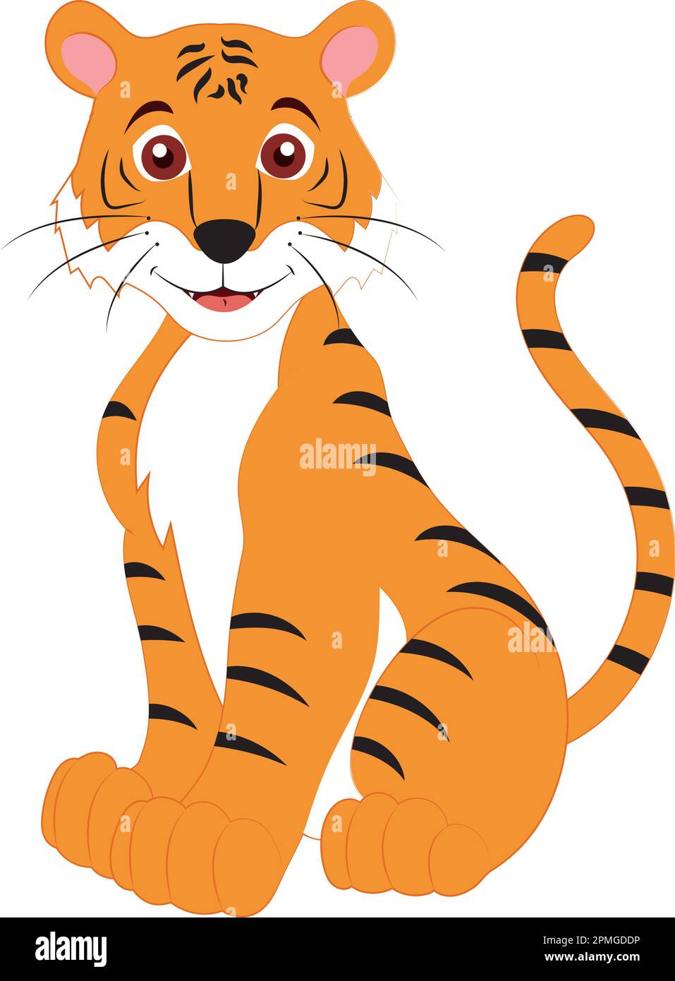 Cartoon-Vektor-Tiger Stock Vektor