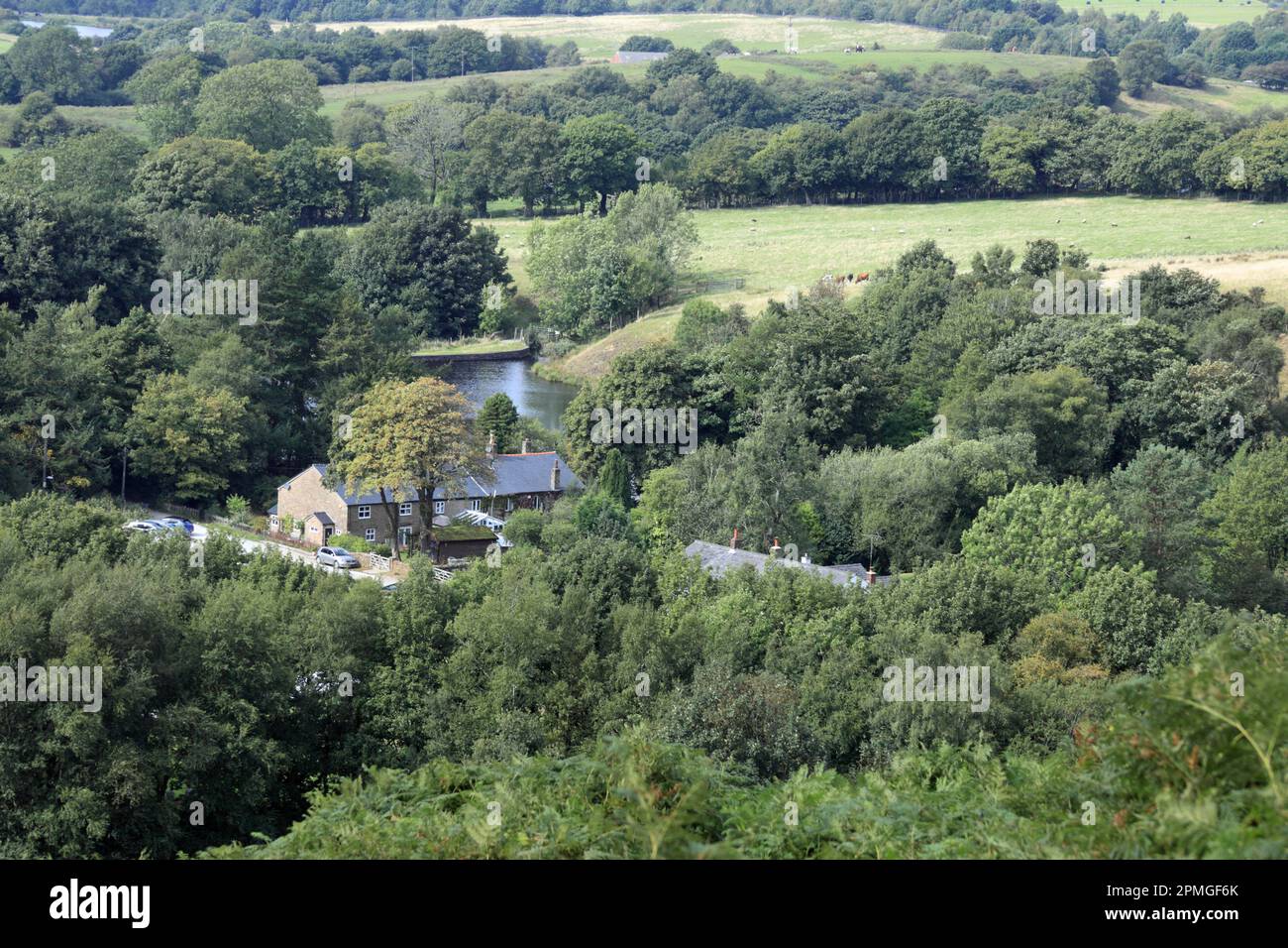 White Coppice, der West Pennine Moors, Lancashire England Stockfoto