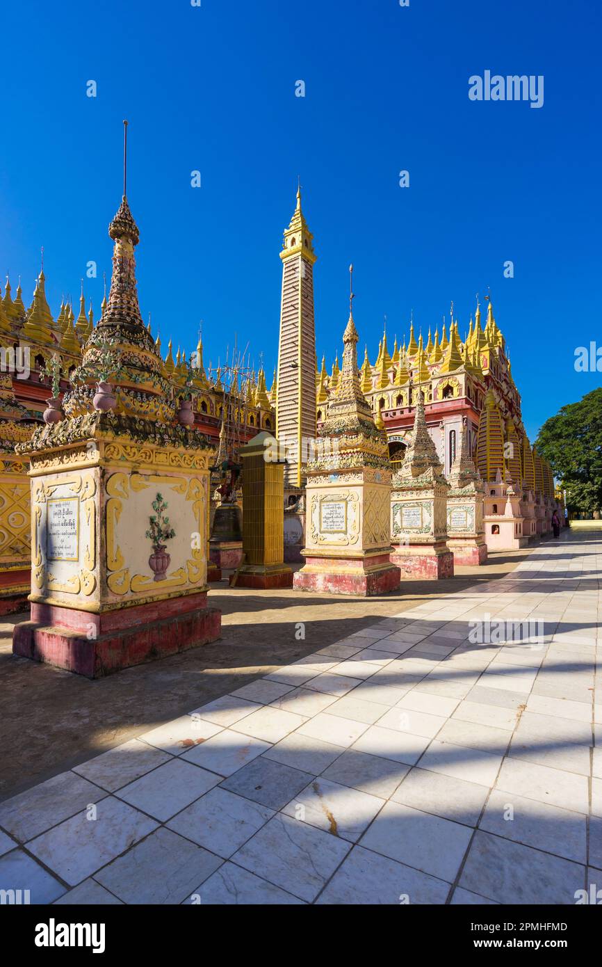 Thanbodhay Pagoda, Monywa, Myanmar (Birma), Asien Stockfoto