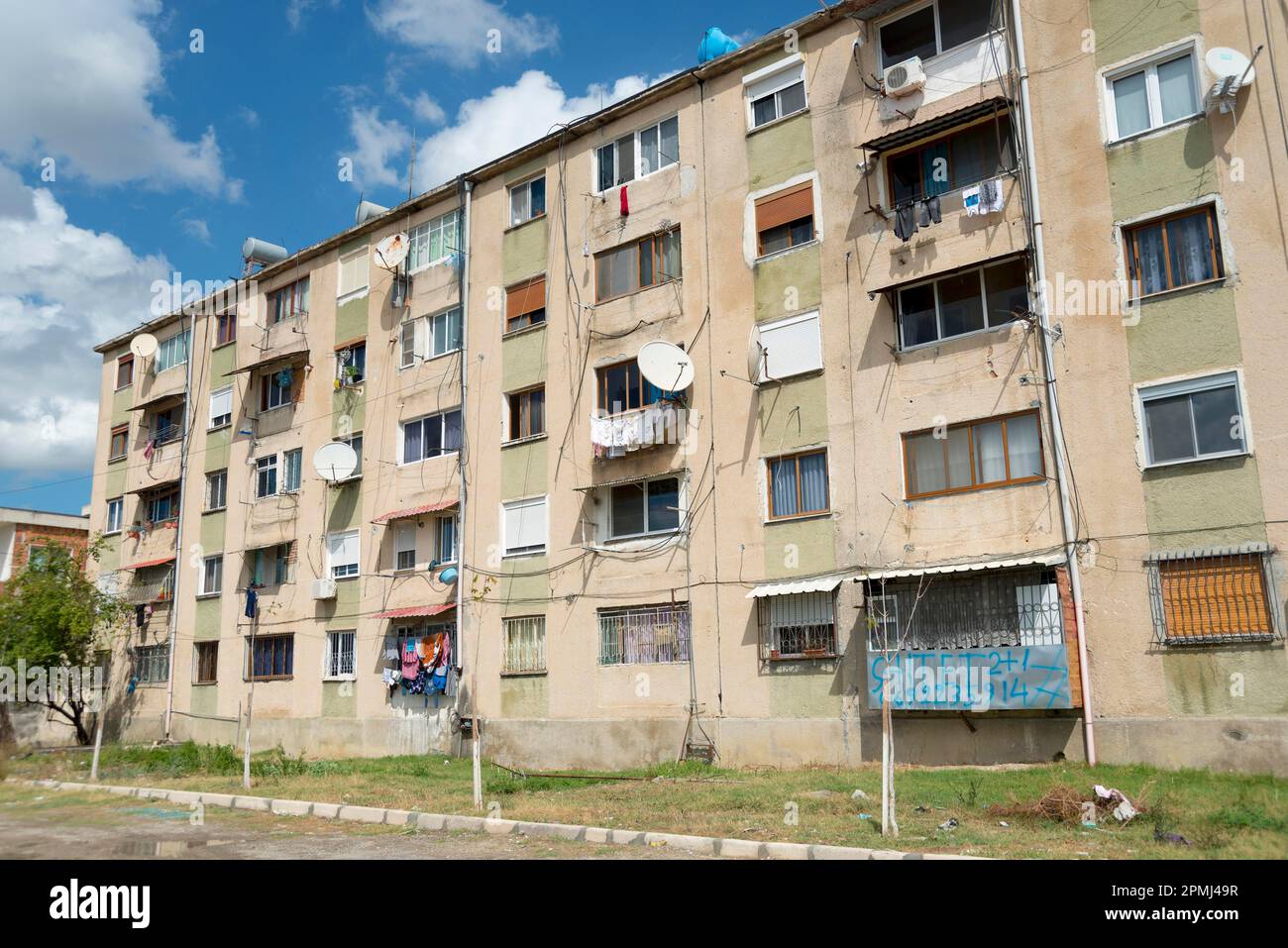 Haus in Lushnja, Albanien, Luschna, Lushnje Stockfoto