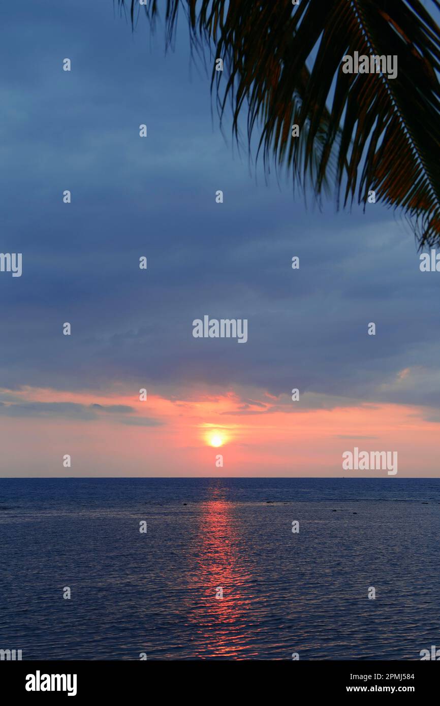 Sunset, Lovina, Nordbali, Bali, Indonesien, Asien Stockfoto