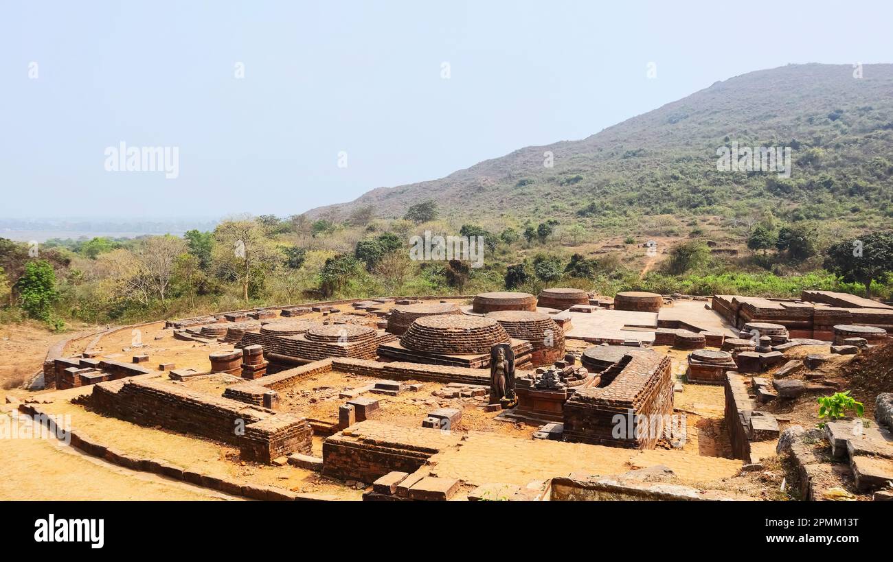 Ruinen des buddhistischen Klosters Udaygiri, Jaipur, Odisha, Indien. Stockfoto