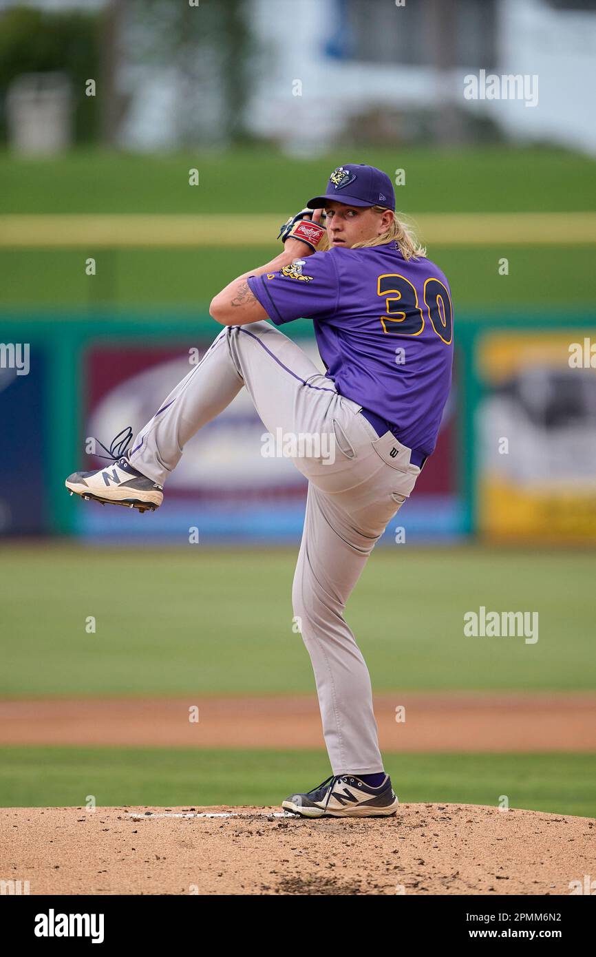 Fort Myers Mighty Mussels pitcher C.J. Culpepper (30) during an MiLB