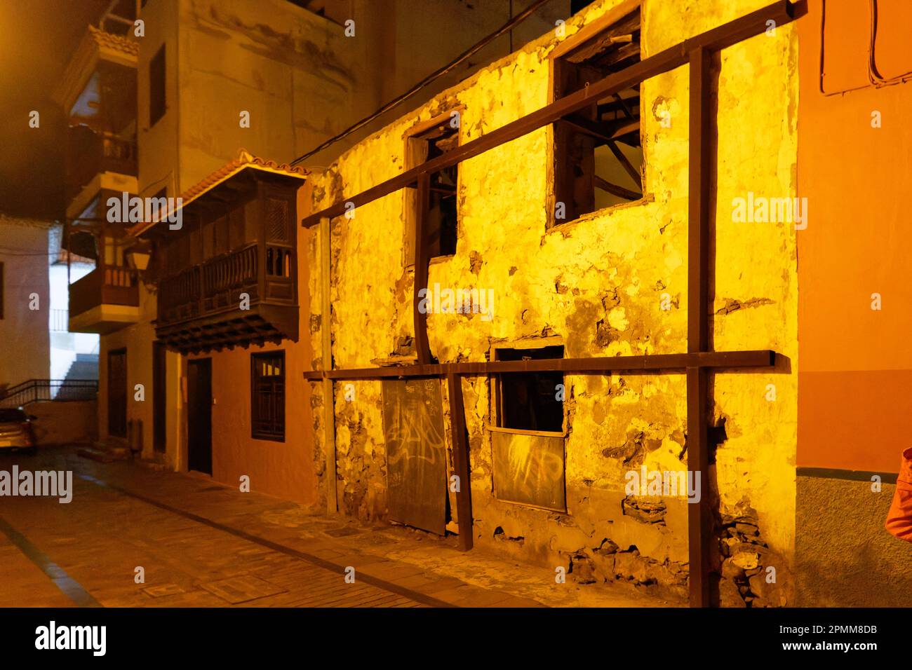 San Sebastian de la Gomera - die größte Stadt und der größte Hafen in La Gomera, Kanarische Inseln. Stockfoto