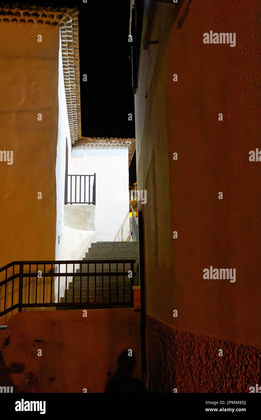 San Sebastian de la Gomera - die größte Stadt und der größte Hafen in La Gomera, Kanarische Inseln. Stockfoto
