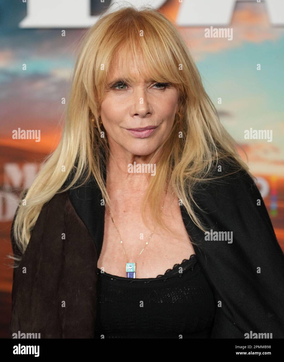 Los Angeles, USA. 13. April 2023. Rosanna Arquette kommt bei der MRS. Vom Peacock an. DAVIS Los Angeles Premiere im DGA Theater in Los Angeles, Kalifornien, am Donnerstag, den 13. April 2023. (Foto: Sthanlee B. Mirador/Sipa USA) Guthaben: SIPA USA/Alamy Live News Stockfoto