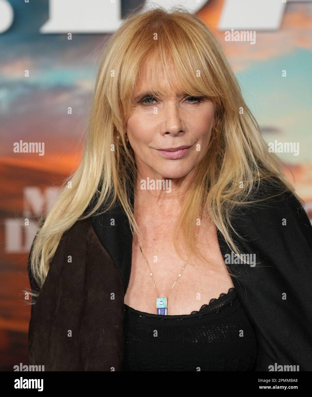 Los Angeles, USA. 13. April 2023. Rosanna Arquette kommt bei der MRS. Vom Peacock an. DAVIS Los Angeles Premiere im DGA Theater in Los Angeles, Kalifornien, am Donnerstag, den 13. April 2023. (Foto: Sthanlee B. Mirador/Sipa USA) Guthaben: SIPA USA/Alamy Live News Stockfoto