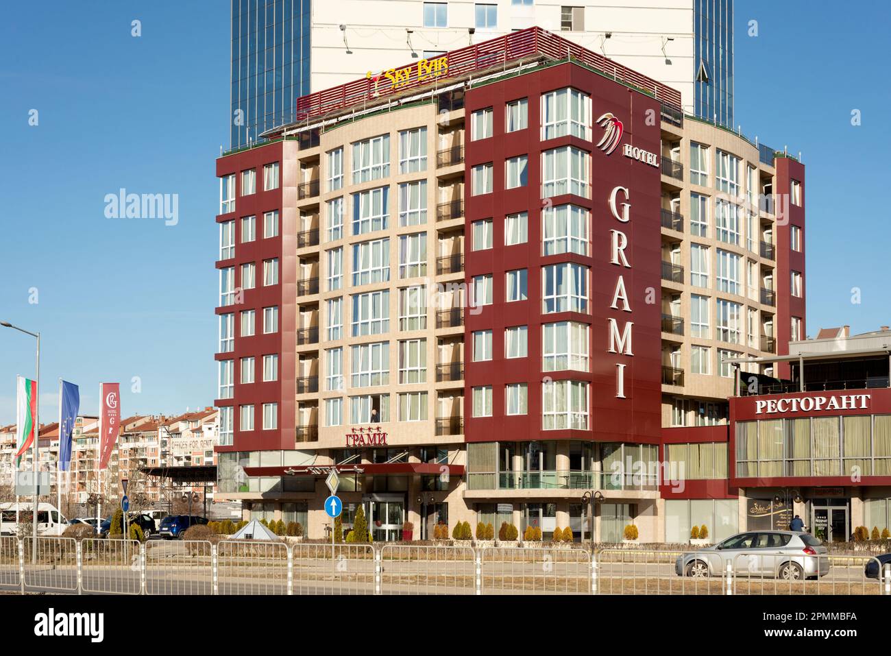 Das Grami Hotel ist ein 4-Sterne-Hotel in Sofia, Bulgarien, Osteuropa, Balkan, EU Stockfoto