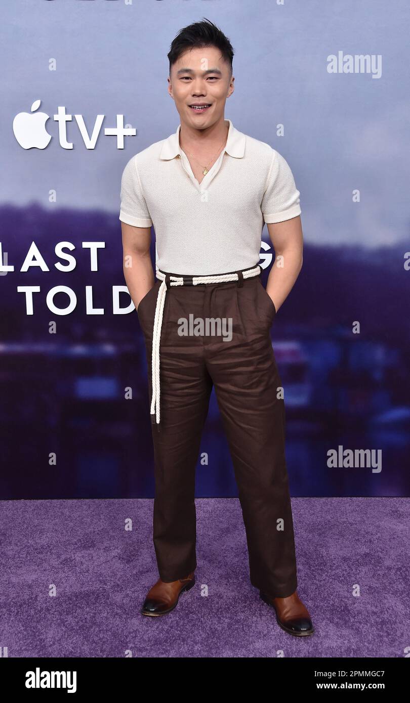 Kalifornien, USA. 13. April 2023 John Harlan Kim kommt zum „The Last Thing He That Me“ Los Angeles Premiere im Bruin Theatre in Westwood, Kalifornien. © Lisa OConnor/AFF-USA.com/Alamy Live News Stockfoto