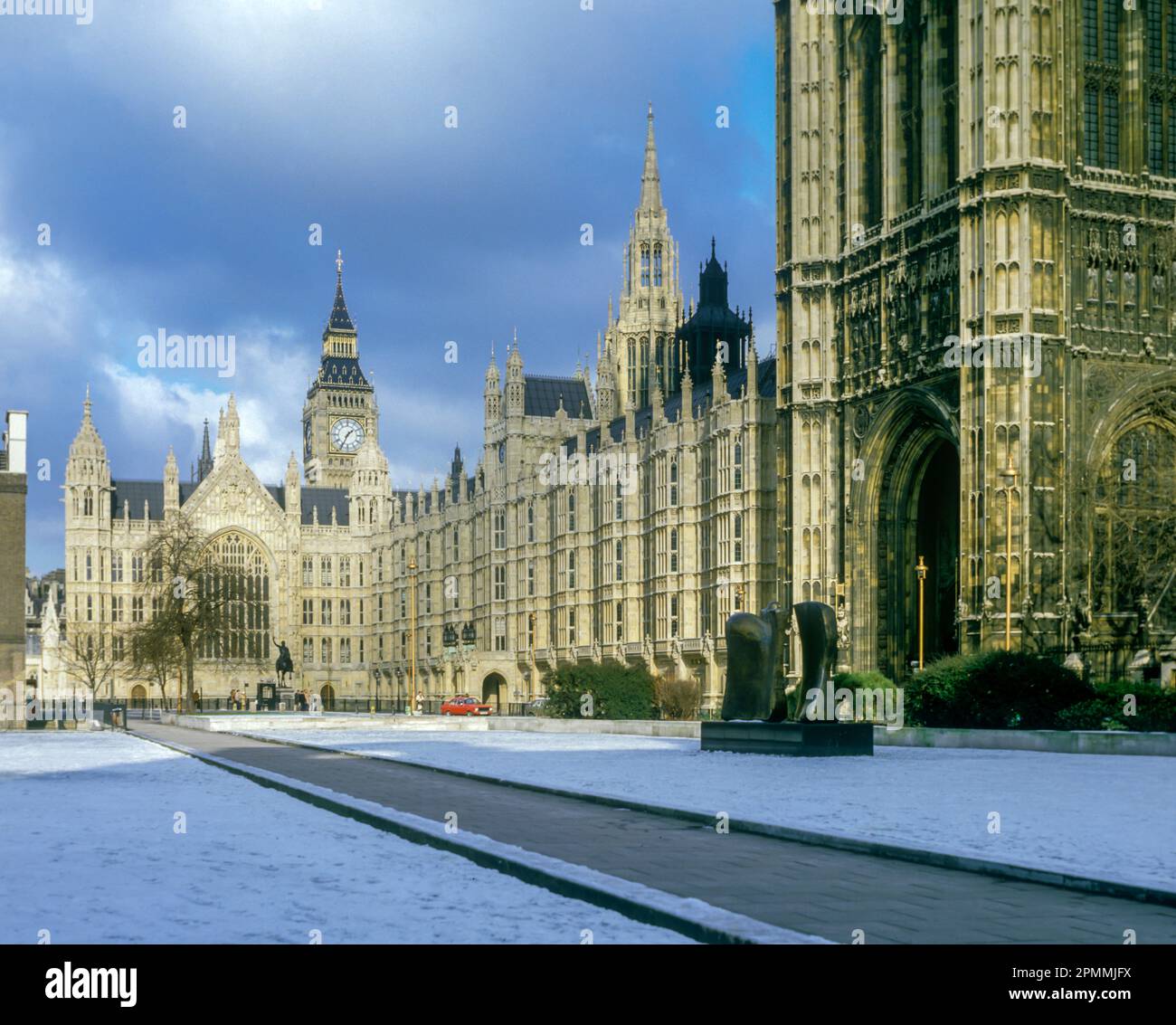 1987 HISTORISCHE PARLAMENTSGEBÄUDE LONDON ENGLAND UK Stockfoto