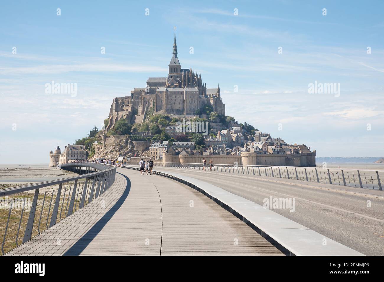 Mont Saint-Michel, Normandie, Frankreich Stockfoto