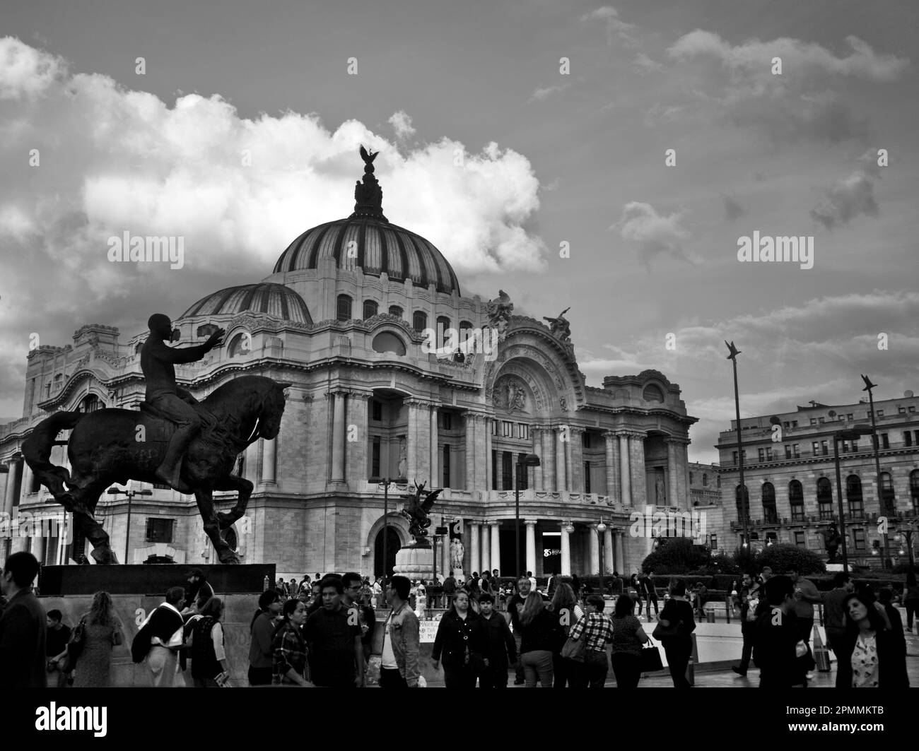 Der Palast der schönen Künste und Francisco I. Madero, Mexiko, Mexiko Stockfoto