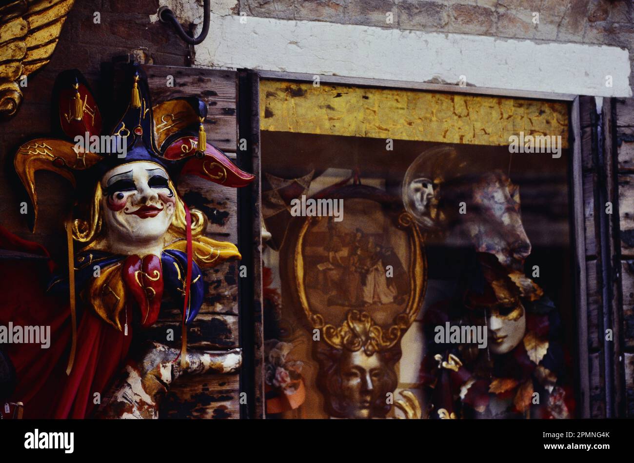 Carnivale Kostümshop in Venedig, Italien Stockfoto