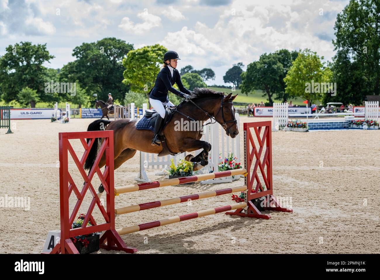 Reitwege bei Hickstead Stockfoto