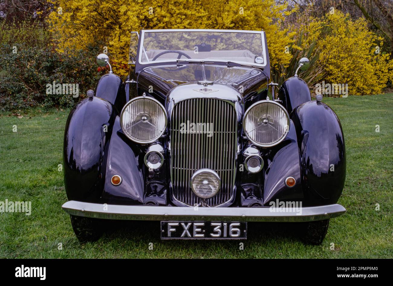 Klassisches Lagonda-Auto Stockfoto