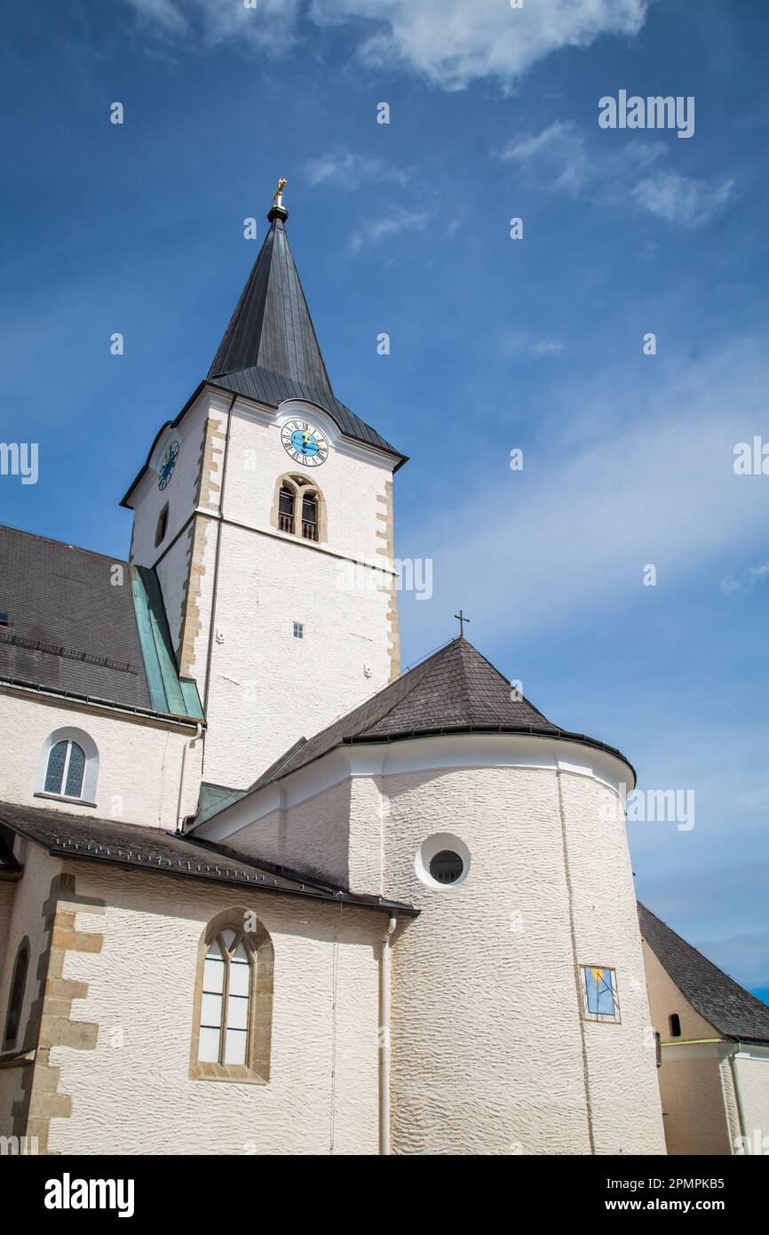 Pfarrkirche Weitra, Waldviertel, Österreich Stockfoto