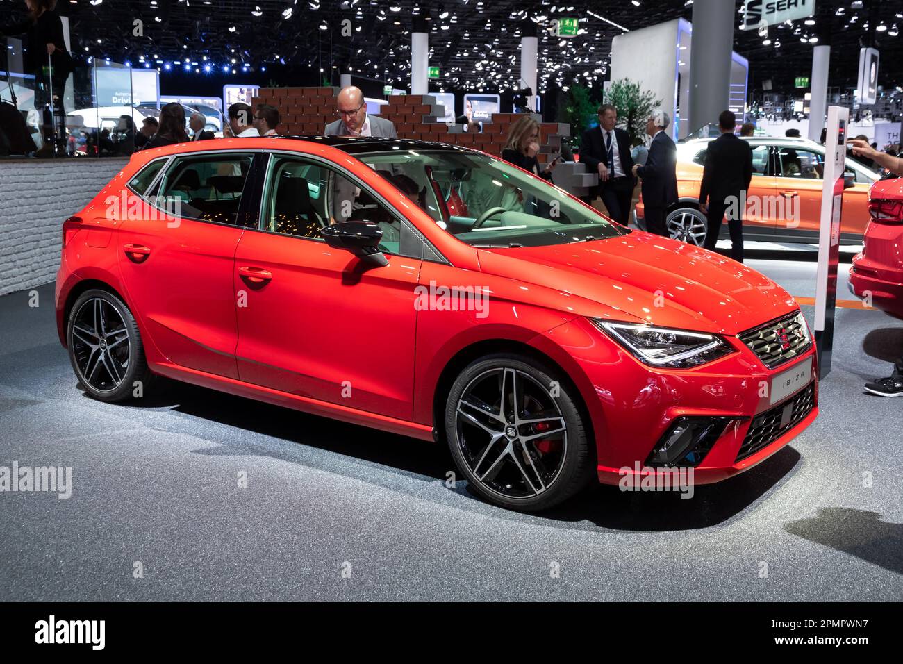 Setzen Sie Ibiza auf die IAA-Automesse in Frankfurt. Deutschland - 12. September 2017. Stockfoto