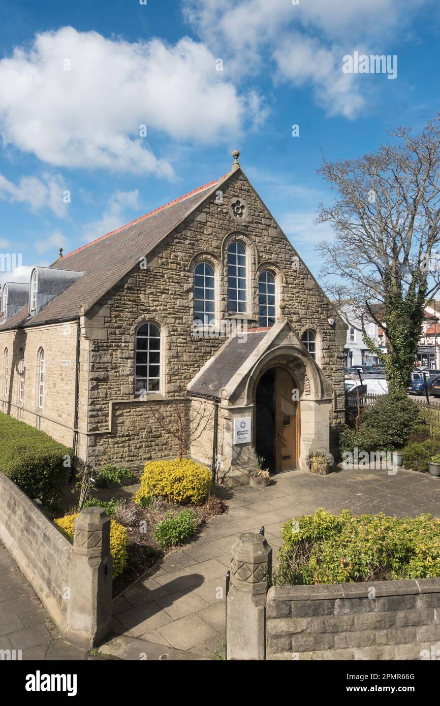 Philanthropy House, Hauptsitz der Community Foundation, früher Methodist Church, in Gosforth, Newcastle Upon Tyne, England, Großbritannien Stockfoto