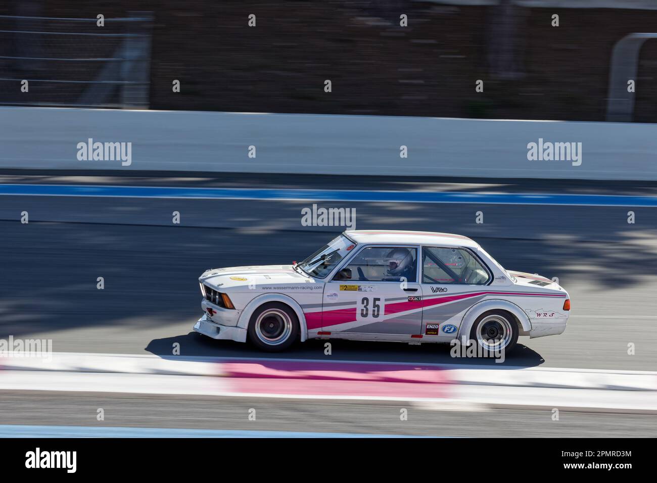 Endurance 6h V de V - GRAND PRIX DE FRANCE HISTORIQUE 2023 im Circuit Paul Ricard , Castellet, FRANKREICH, 07/04/2023 Florent 'MrCrash' B.. Stockfoto