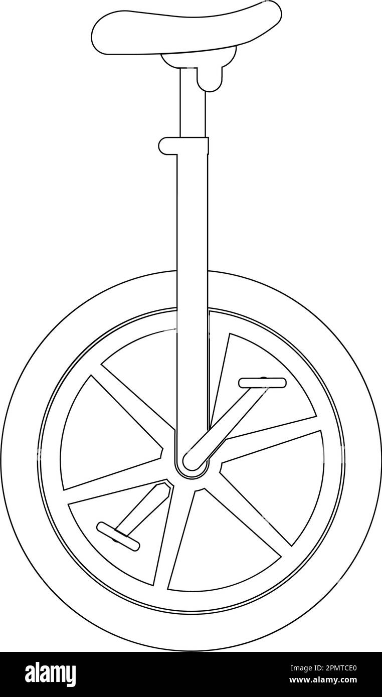 circus Bike Symbol Vektordarstellung Symboldesign Stock Vektor