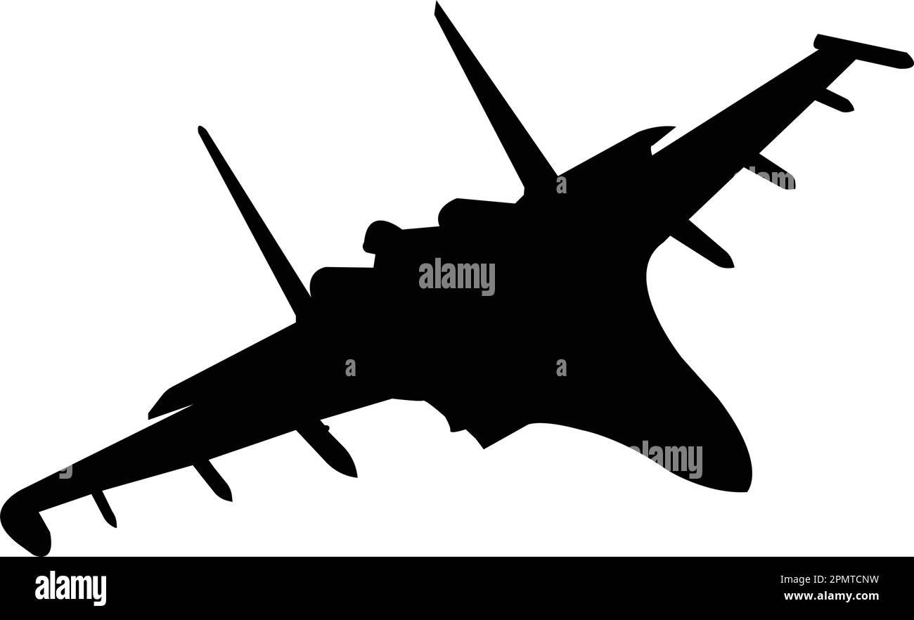 Vektorschablonendesign für das Symbol der Kampfflugzeuge Stock Vektor