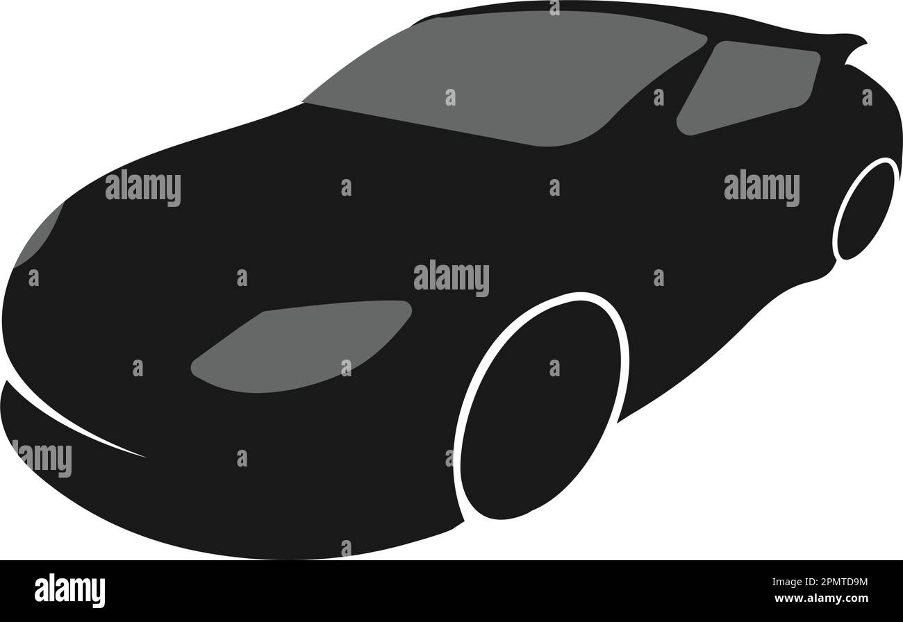 Design mit Vektorgrafiken für Rennwagen Stock Vektor