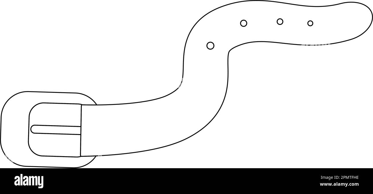 Symboldesign für Kleidungsgürtel Stock Vektor