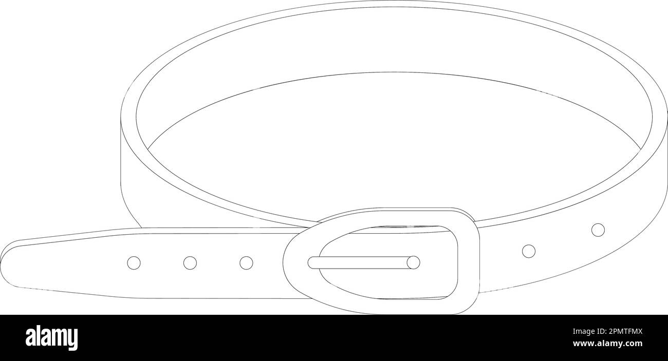Symboldesign für Kleidungsgürtel Stock Vektor