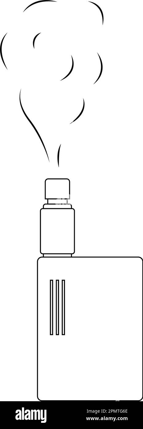 Vaping Logo.Vector Illustration Vorlagendesign Stock Vektor