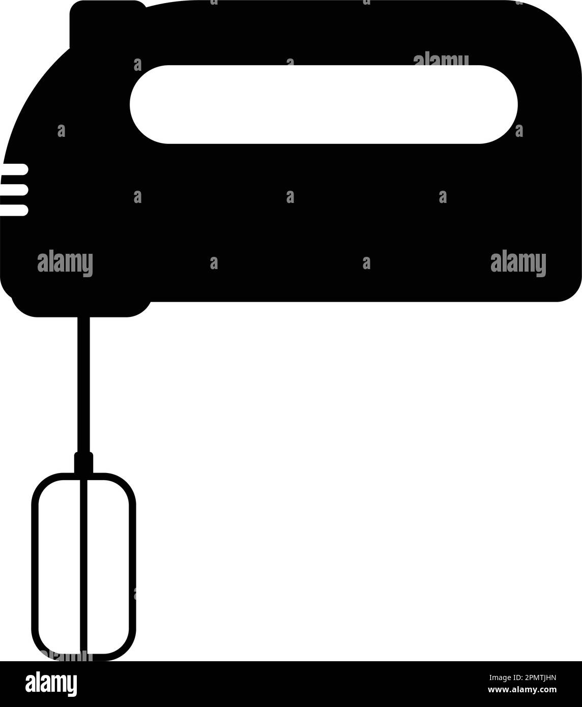 Handmixer Symbolvektor Darstellung einfaches Design. Stock Vektor