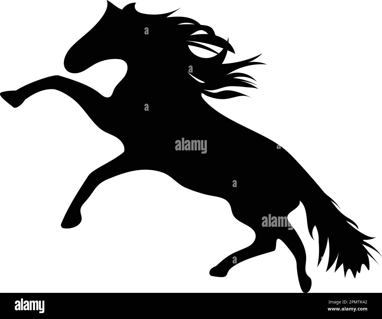 Pferd Symbol Vektor Illustration Design Stock Vektor