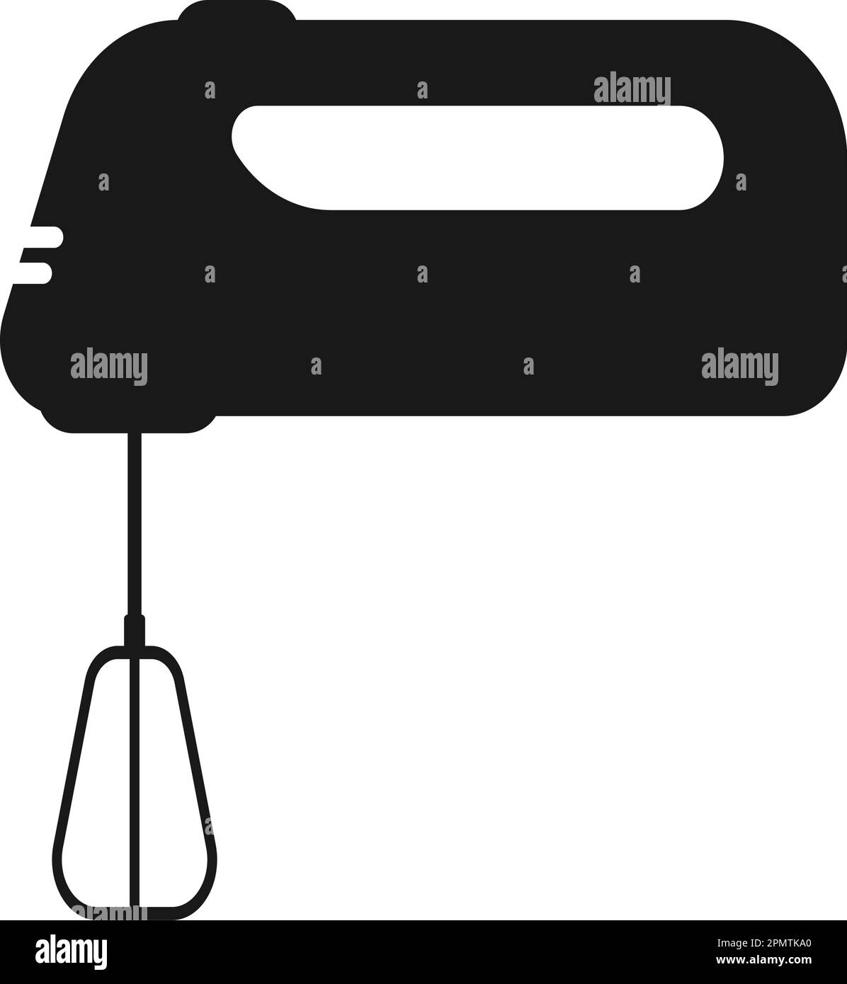 Handmixer Symbolvektor Darstellung einfaches Design. Stock Vektor