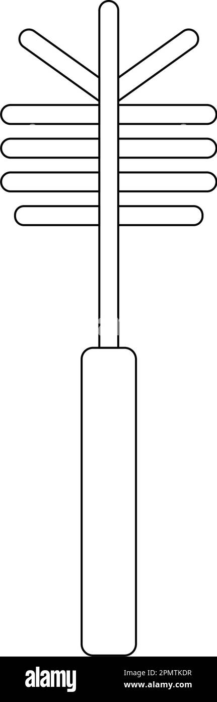 toilettenpinsel Symbol Vektor Illustration Symbol Design Stock Vektor