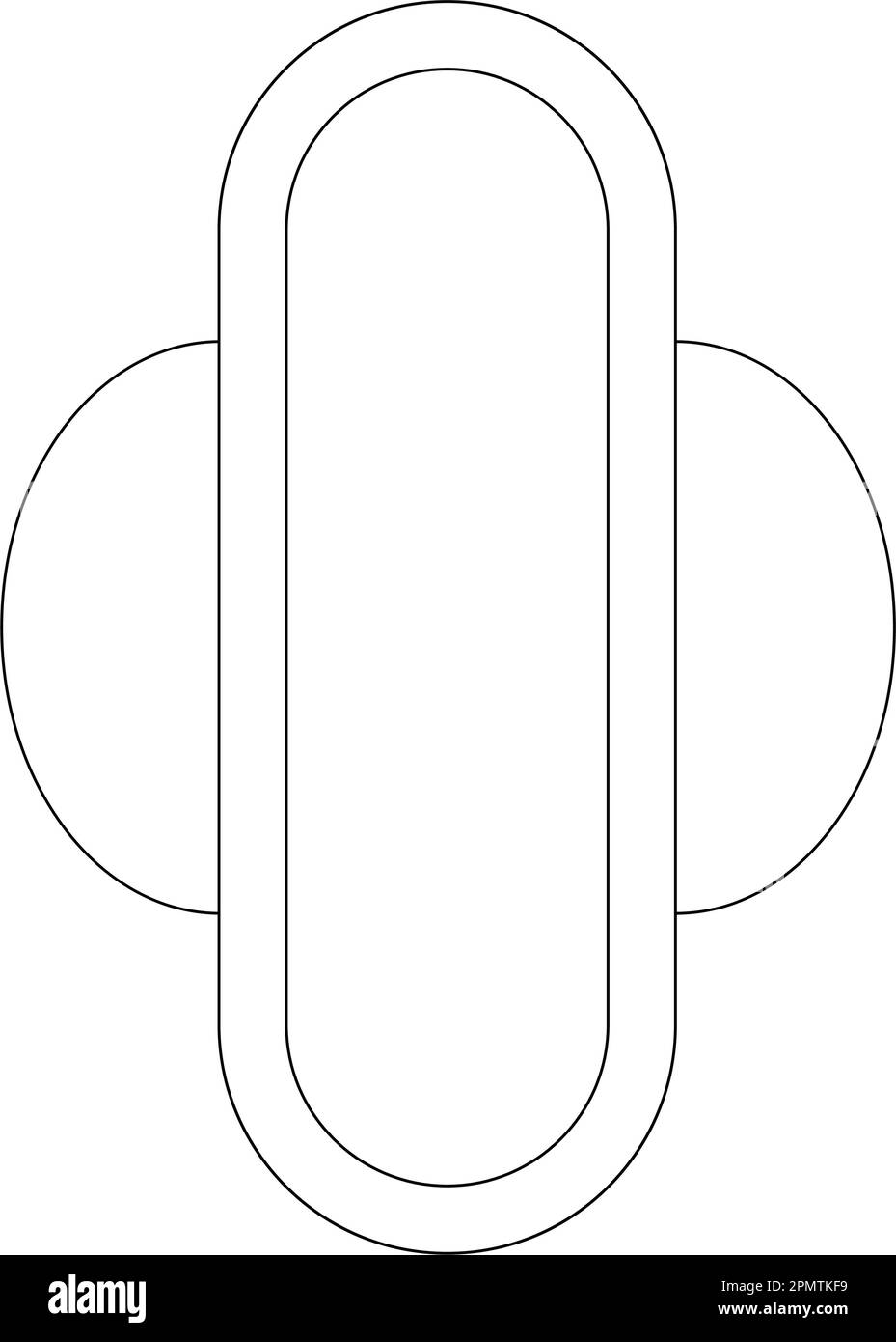 Hygienepad Symbol Vektor Darstellung Symboldesign Stock Vektor