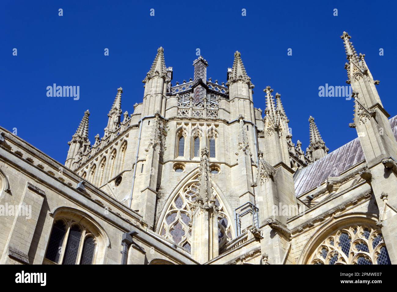 Achteckiger Turm Der Ely Cathedral Stockfoto