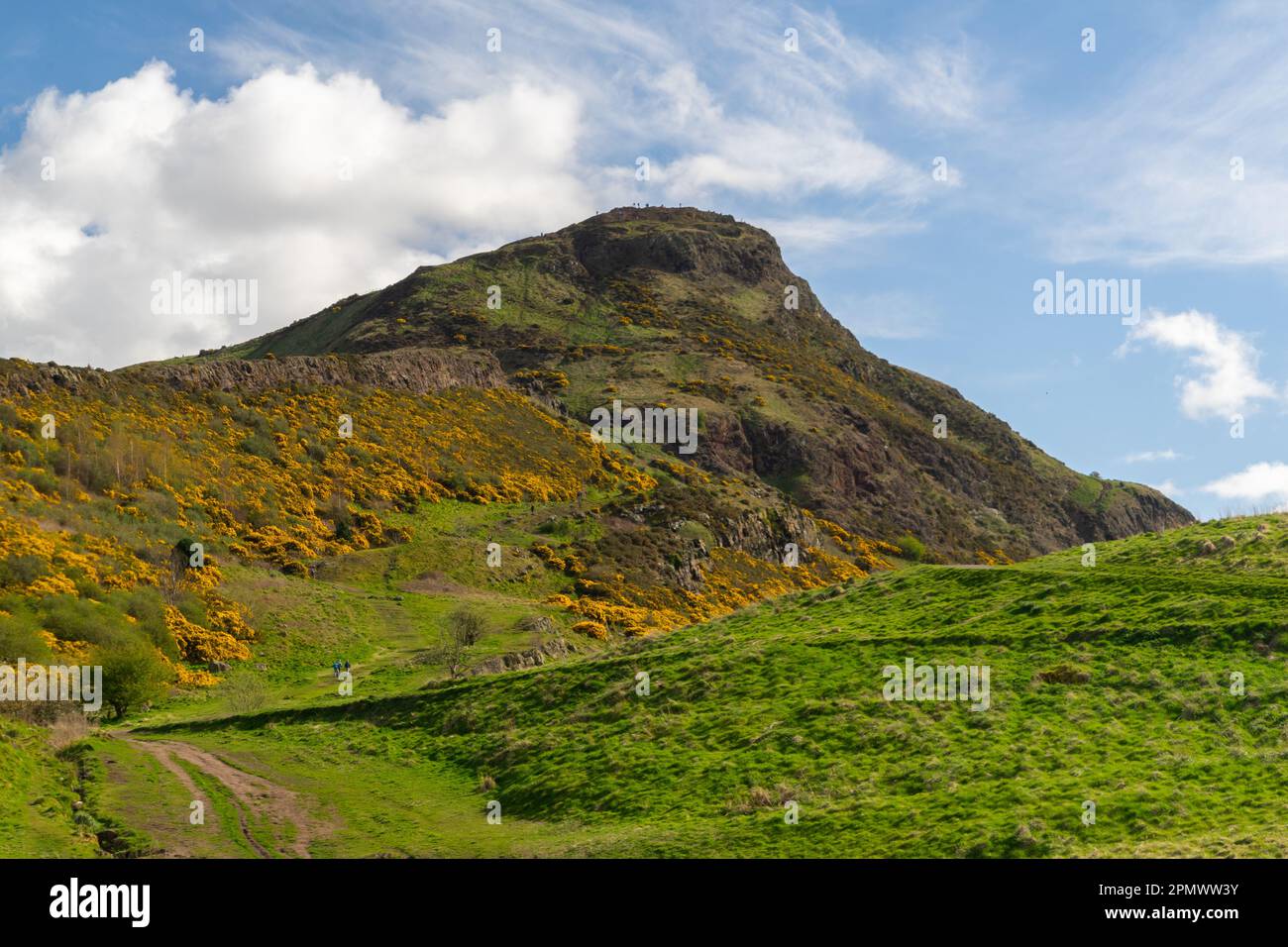 Arthurs Seat, Edinburgh Schottland Stockfoto