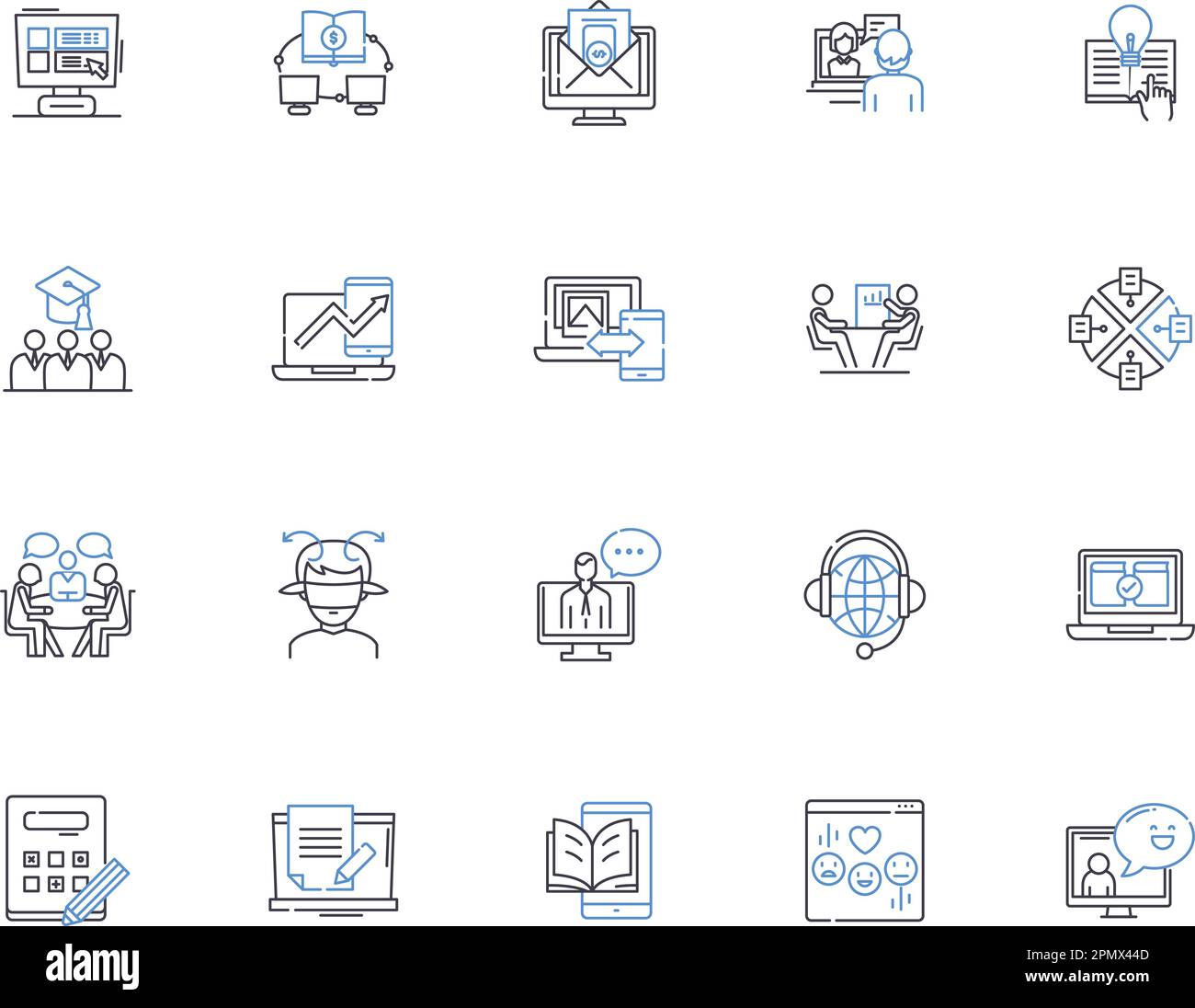 Symbolsammlung für Online-Personen. Personen, Online, Netzwerke, Community, Verbinden, Chats, Vektor- und Illustrationskonzepte für Benutzer. Interagieren Stock Vektor Symbolsammlung für Online-Personen. Personen, Online, Netzwerke, Community, Verbinden, Chats, Vektor- und Illustrationskonzepte für Benutzer. Interagieren Stock Vektor