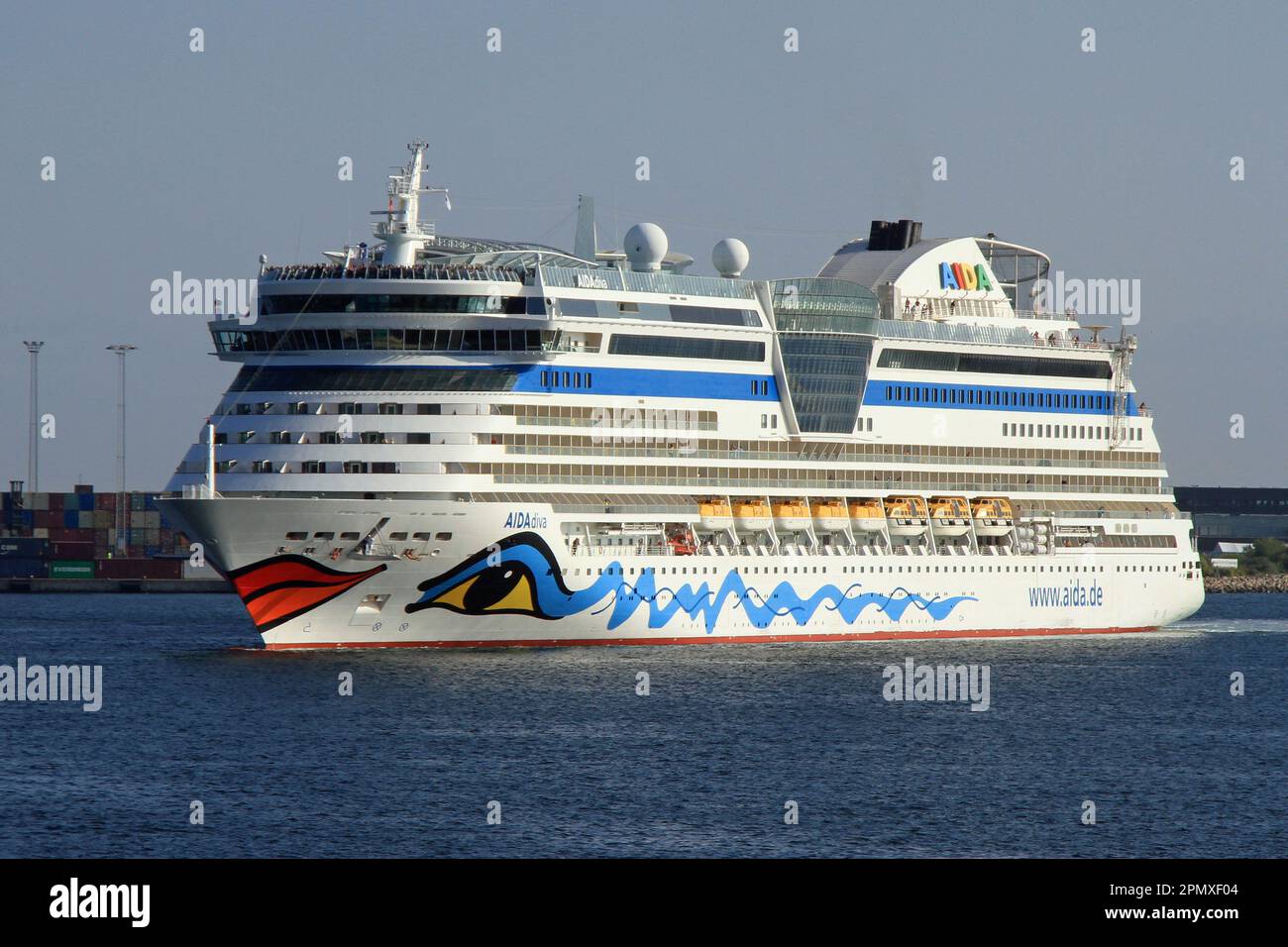 AIDA Diva in Kopenhagen, Dänemark Stockfoto