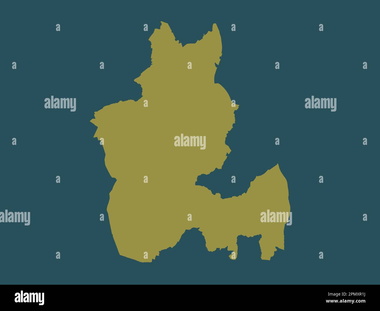 Dudley, Verwaltungsbezirk England - Großbritannien. Durchgehende Farbform Stockfoto