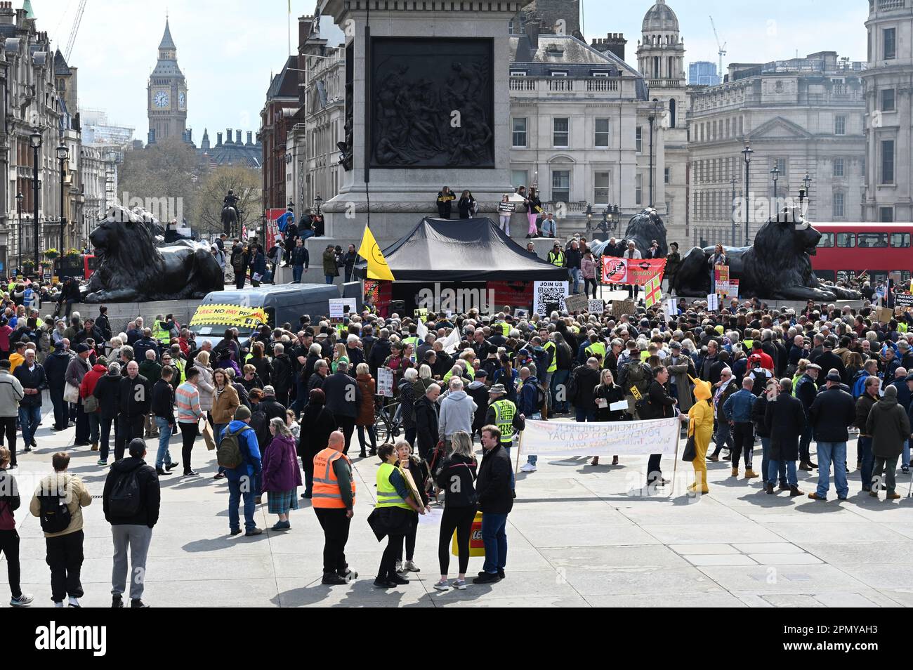 London, Großbritannien. In London wurden weiterhin Demonstrationen gegen Bürgermeister Sadiq Khans Pläne fortgesetzt, die Ausdehnung der Ultra Low Emission Zone (ULEZ) auf alle Londoner Stadtbezirke voranzutreiben. Kredit: michael melia/Alamy Live News Stockfoto