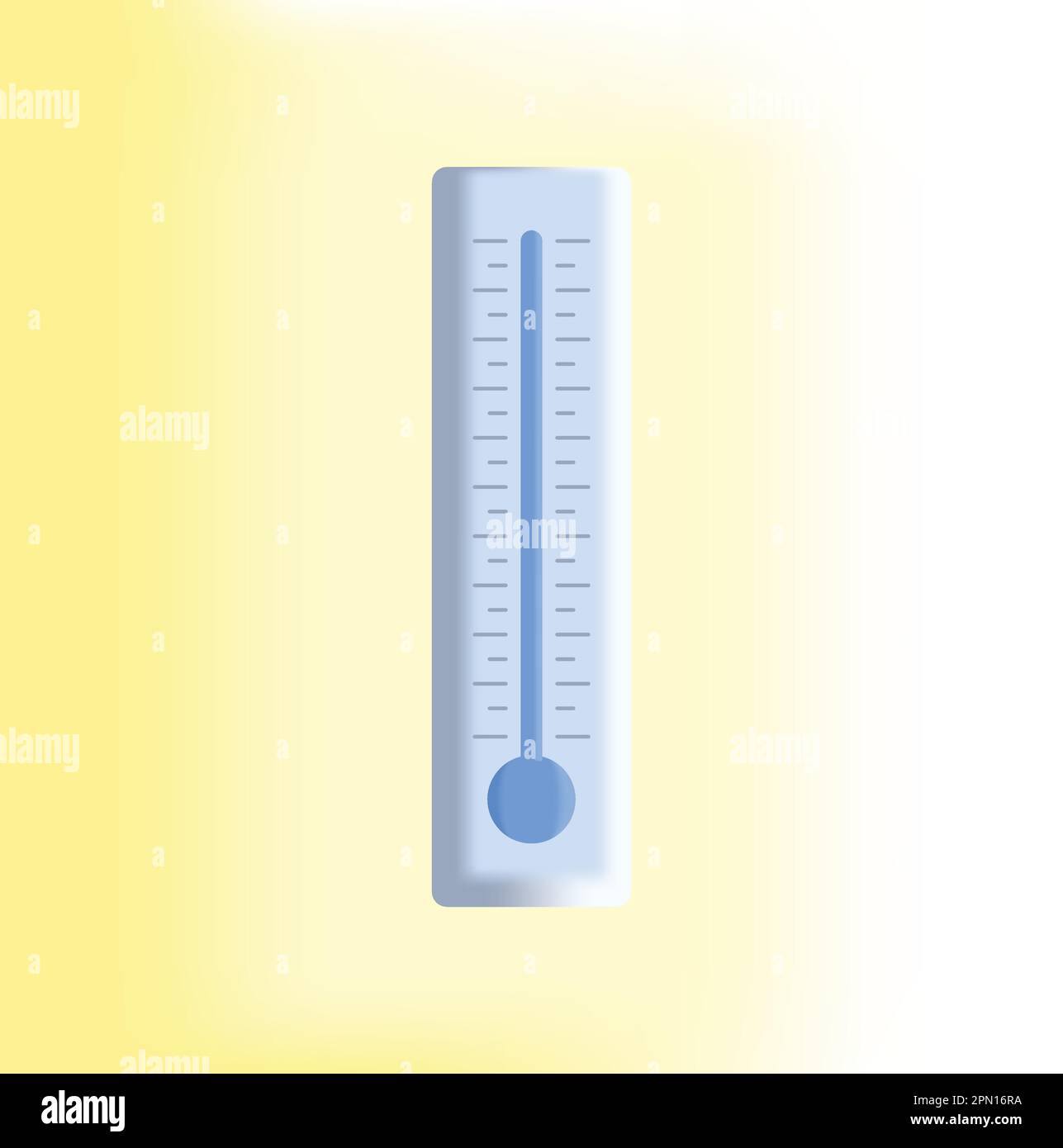 Temperatur-3D-Grafik, flache Darstellung für pharmazeutisches medizinisches Business-Marketing Stock Vektor