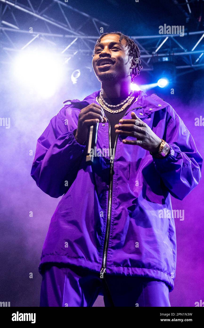 Mailand Italien 12. April 2023 Lil Tjay live im Fabrique Milan © Roberto Finizio / Alamy Stockfoto