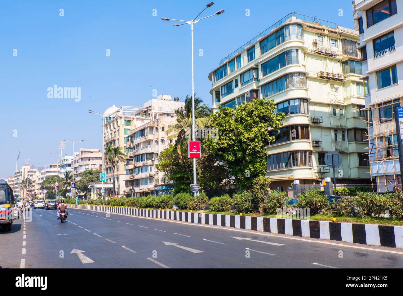 Marine Drive, Mumbai, Indien Stockfoto