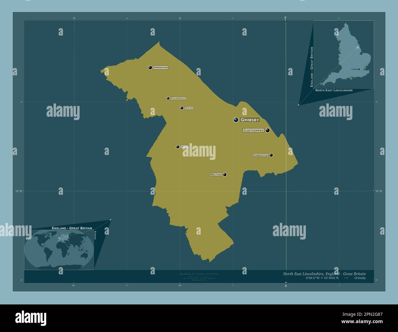 North East Lincolnshire, Einheit von England Großbritannien