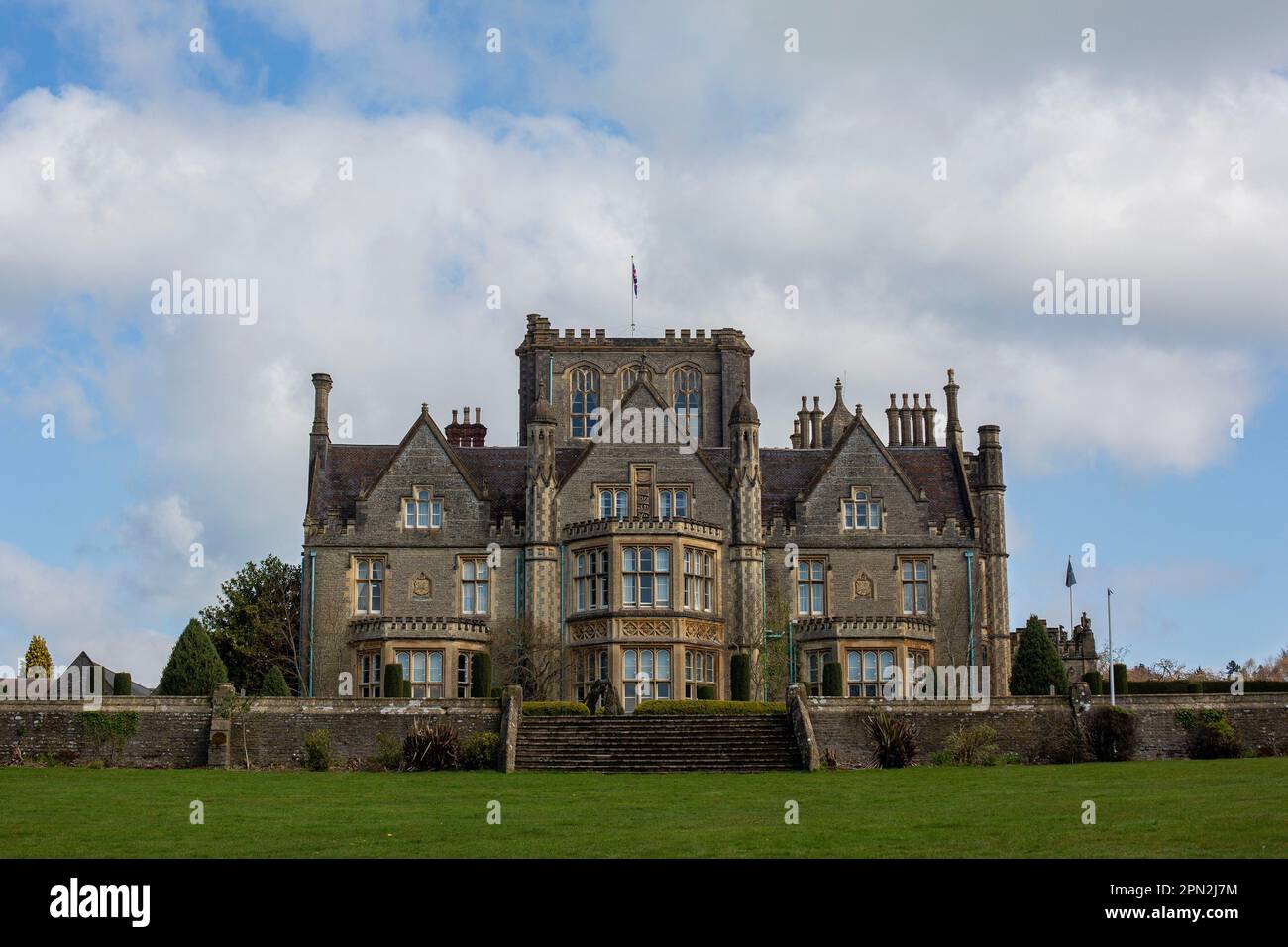 Tortworth Court, ein De Vere Hotel in Gloucestershire, England, im April 2023 abgebildet. Stockfoto