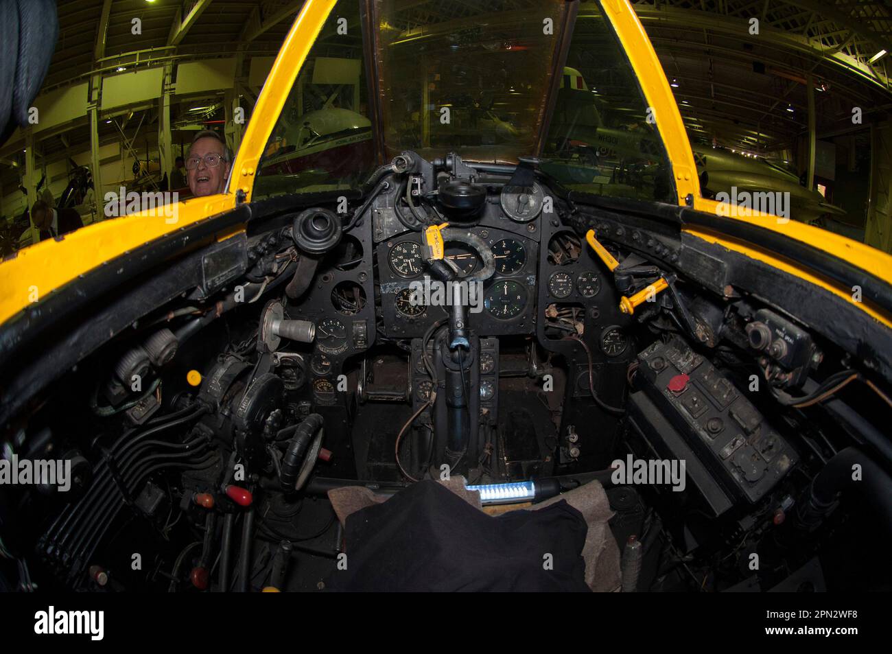 De Havilland Vampire F3 Cockpit Stockfoto
