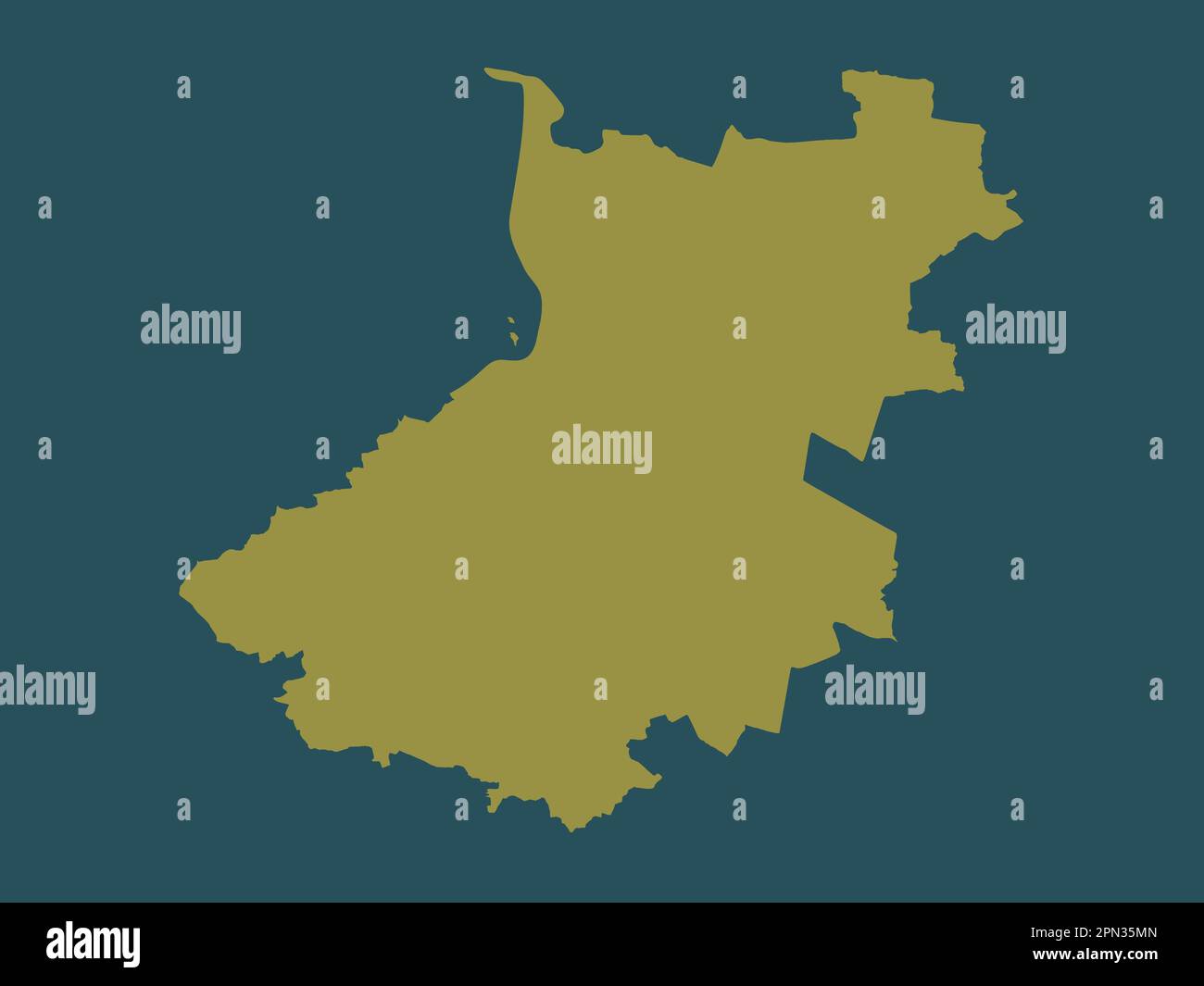 Sedgemoor, nicht städtischer Bezirk von England - Großbritannien. Durchgehende Farbform Stockfoto