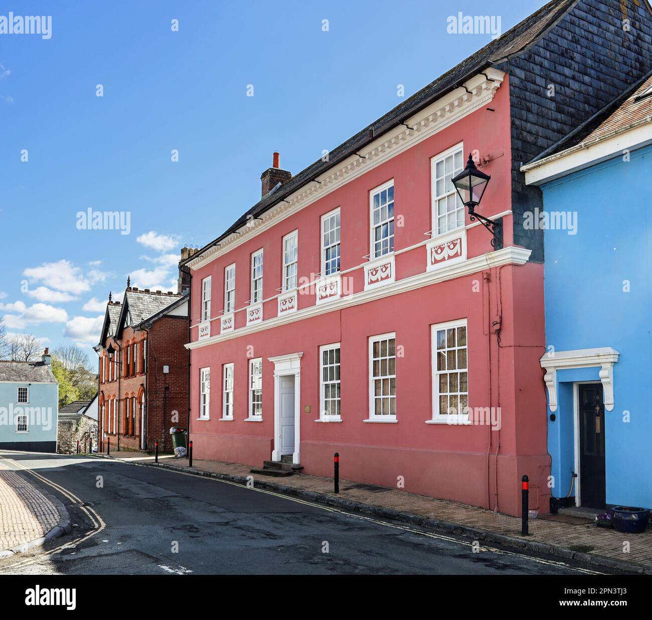 Das Rectory in der Foror Street, Plympton St. Maurice Stockfoto