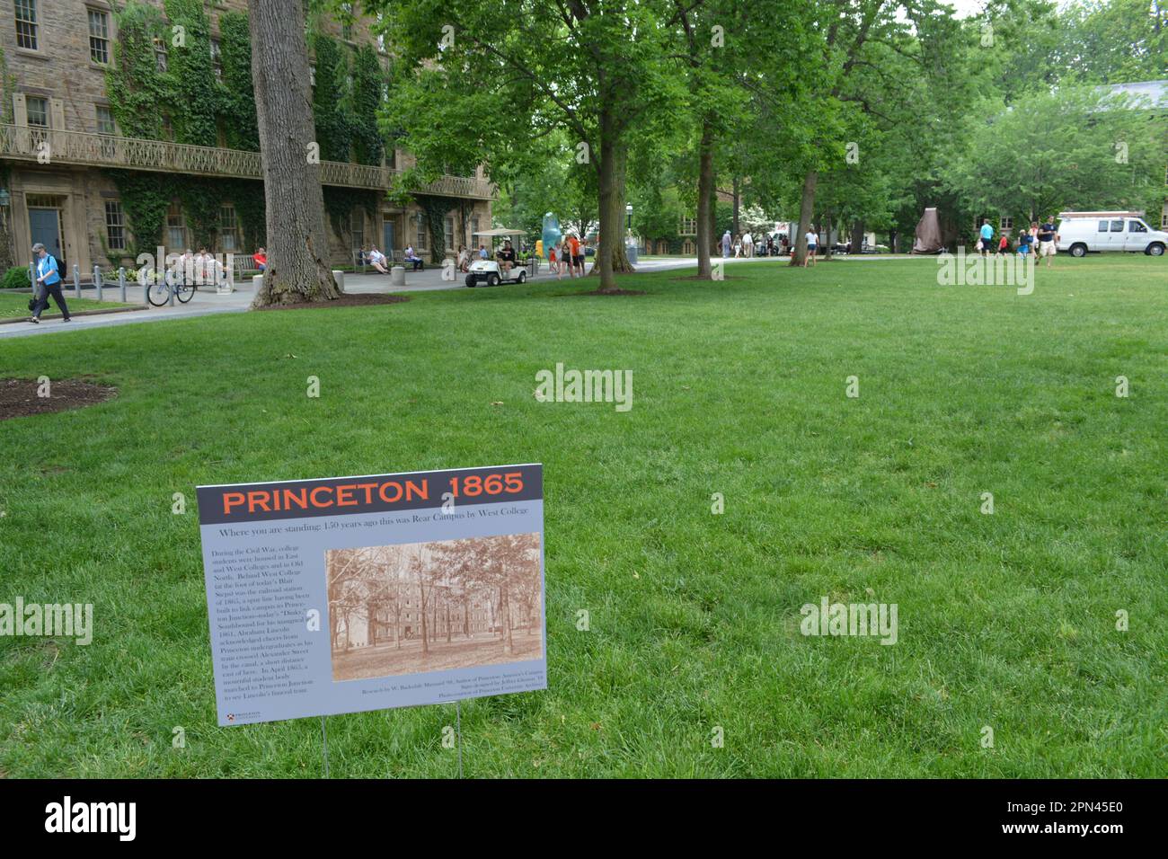 Princeton University Campus, Mai 2015 Stockfoto